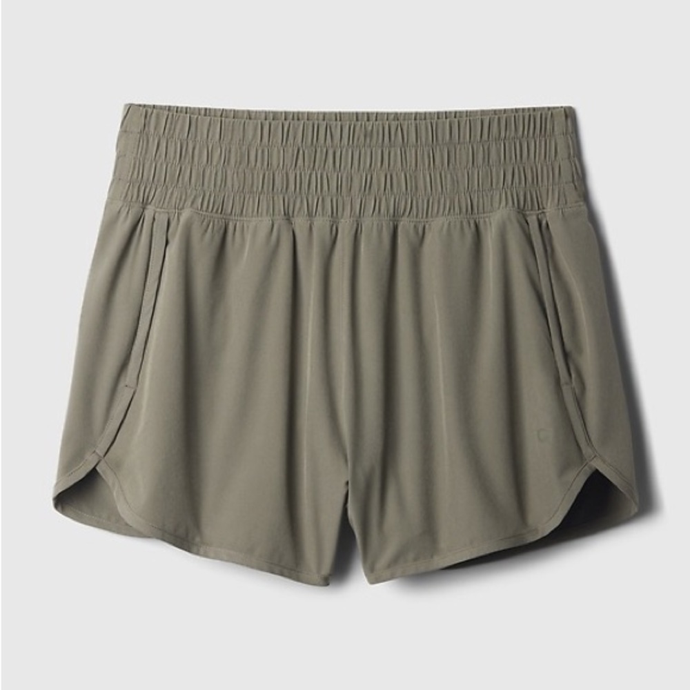 GAP Women's Athletic Shorts in Olive